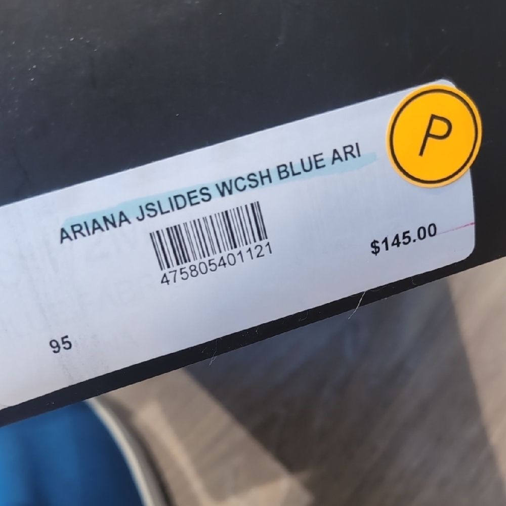 J Slides Blue Slip On Flats - Picture 8 of 8